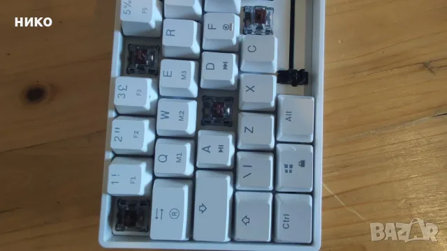 Механична геймърска клавиатура MIZAR MZ 60 LUNA сgateron optical brown суичове, снимка 9 - Клавиатури и мишки - 56018122