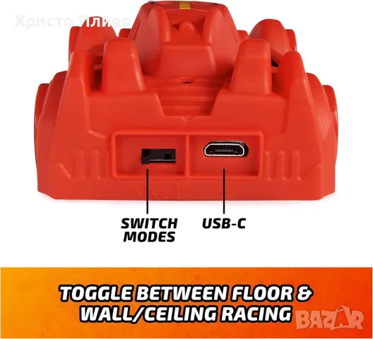 Air Hogs червена кола Нулева гравитация каране по стени, снимка 10 - Коли, камиони, мотори, писти - 47626593