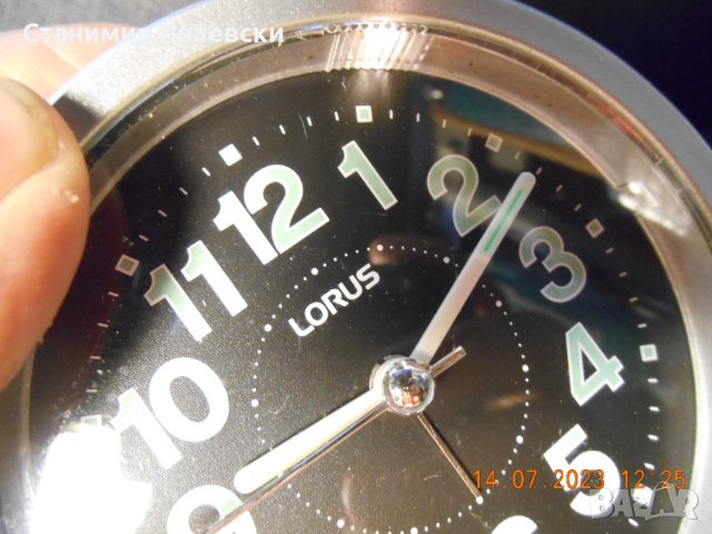 Lorus Bedside Alarm Clock LHE031S, снимка 2 - Други - 41635871
