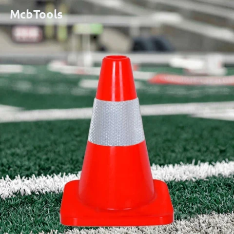 Авариен светлоотразителен конус 30см, снимка 2 - Други инструменти - 50753193