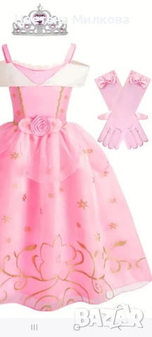 Рокля за принцеса на 5 и 6 г. , снимка 3 - Детски рокли и поли - 50984168