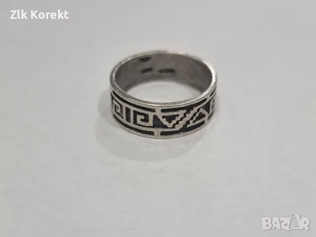 Сребърен пръстен- хълка, снимка 5 - Пръстени - 55953795