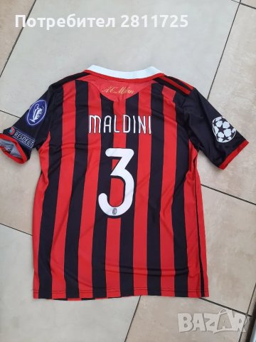 Тениска Малдини ретро легенди , снимка 3 - Футбол - 49922217