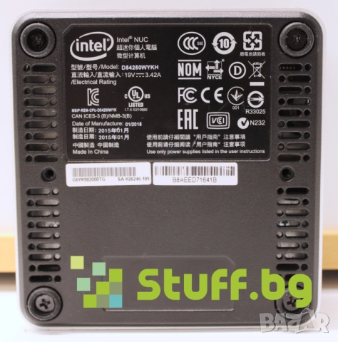 Мини компютър Intel NUC D54250WYKH, снимка 4 - За дома - 51493149