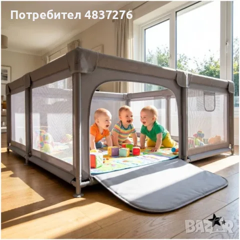 Бебешка кошара за игра и почивка, снимка 2 - Кошарки - 55770372