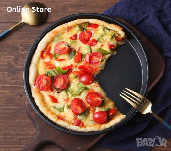 Комплект от 3 броя тави за пица с незалепващо покритие, снимка 2 - Съдове за готвене - 42162710