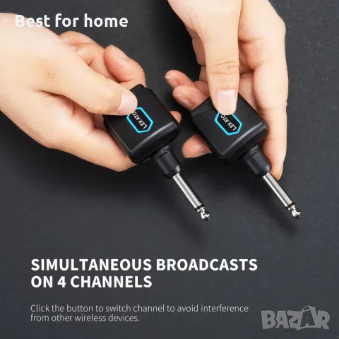 LEKATO Безжичен адаптер за китара, снимка 4 - Китари - 49374684