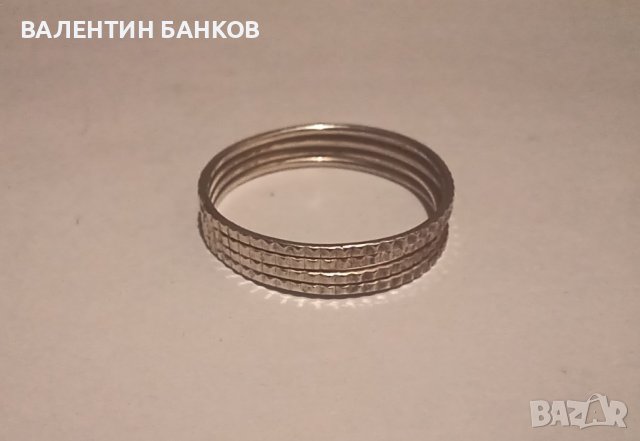 Сребърни пръстени тип халка, снимка 1 - Пръстени - 44311725