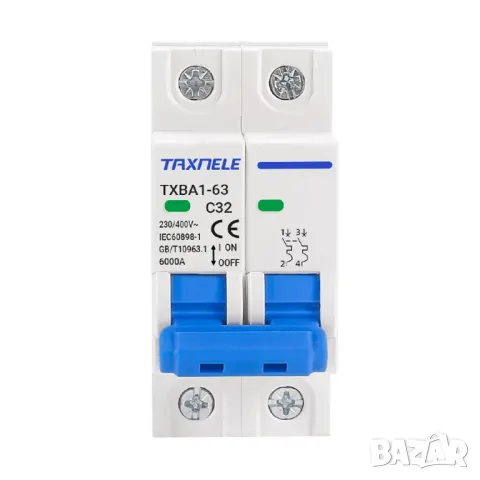 Автоматичен прекъсвач AC MCB 2P 230V 400V 6KA, снимка 1