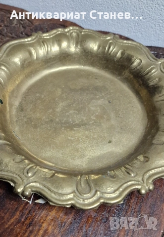 Масивна месингова чиния , снимка 4 - Чинии - 53288570
