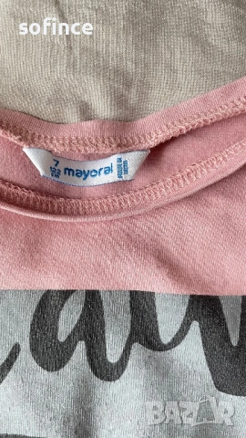 Дрехи за момиче Mayoral и Okaidi, снимка 6 - Детски Блузи и туники - 53391546