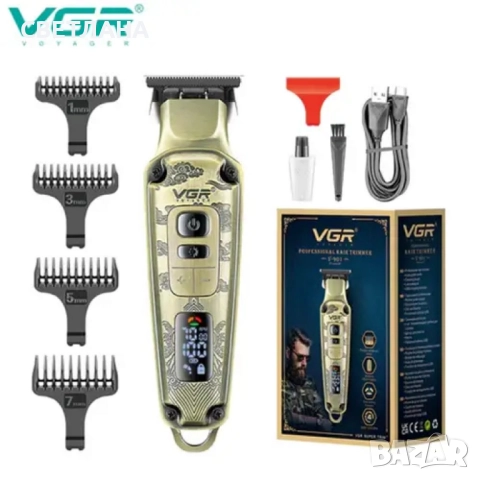 Професионална машинка за подстригване за мъже VGR V-901, снимка 4 - Машинки за подстригване - 51436874