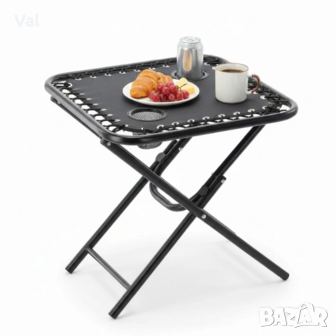 Сгъваема маса - елегантна, функционална и идеална за градина, барбекю или къмпинг, снимка 13 - Градински мебели, декорация  - 53822696
