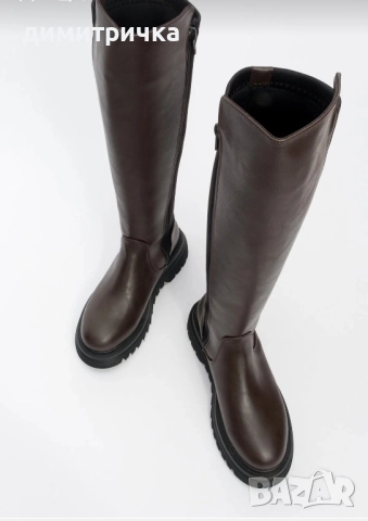 Нови ботуши 38 номер, снимка 2 - Дамски ботуши - 52771101