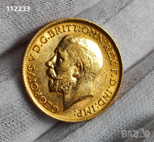 Златен суверен Джордж V Великобритания
