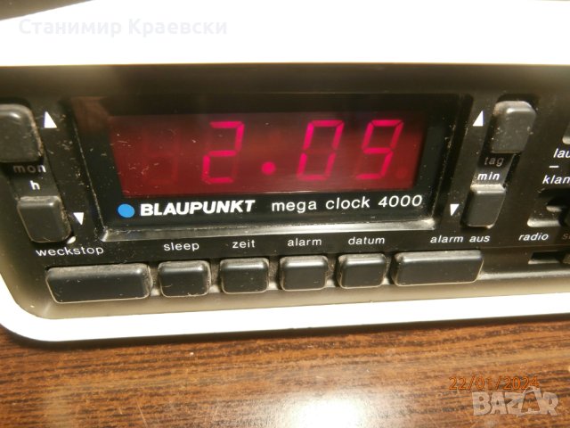 Blaupunkt Mega Clock 4000 - Radio vintage 1979, снимка 6 - Други - 44366294