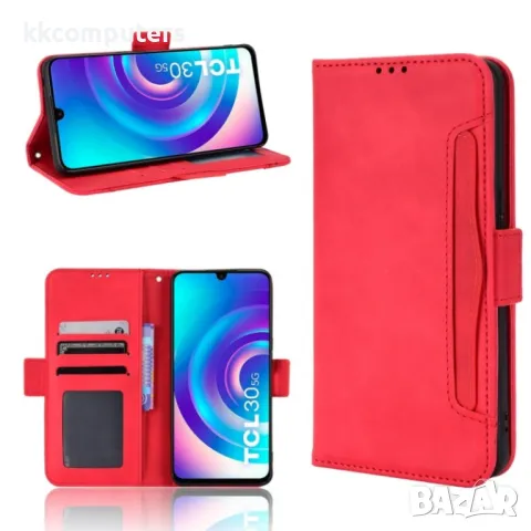 TCL 30 5G / 30+ Wallet Калъф и Протектор, снимка 4 - Калъфи, кейсове - 48295463