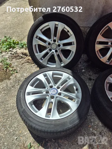 Оригинални джанти Mercedes 17", снимка 3 - Гуми и джанти - 55768257