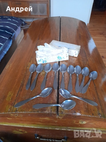 Стари лъжици #10, снимка 3 - Прибори за хранене, готвене и сервиране - 52211798