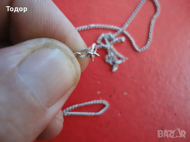 Сребърна верижка колие 835 , снимка 3 - Колиета, медальони, синджири - 47463269