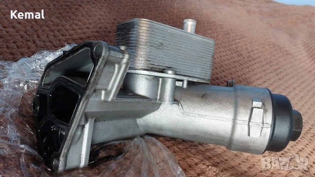 Корпус маслен филтър BMW E46 320d с охладител, снимка 8 - Части - 53865361