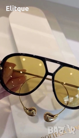 очила с черен обикновен калъф и ув защита bottega veneta 