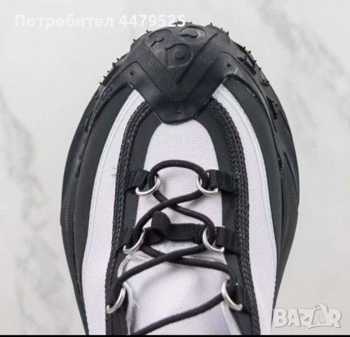 Нови мъжки маратонки Nike x Comme des Garçons ACG Mountain Fly 2 Low Black & White, снимка 5 - Маратонки - 51712943