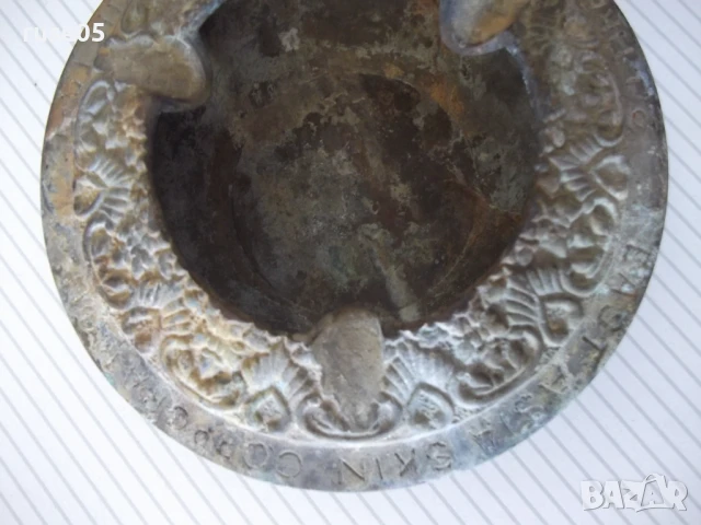 Пепелник бронзов стар, снимка 6 - Колекции - 51333036