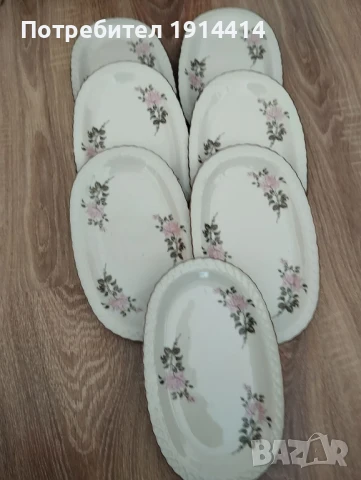 Български порцелан, снимка 4 - Чинии - 50743922