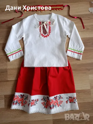 Народни носии за Лазарки, снимка 7 - Детски комплекти - 49539835