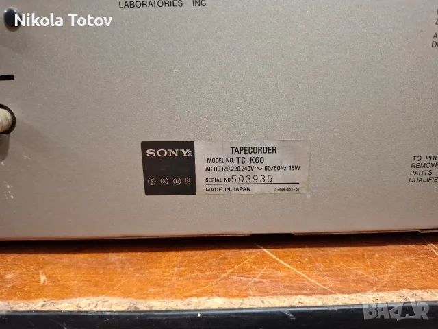 Продава се двуглав дек Sony TC-K60. , снимка 10 - Декове - 56125633