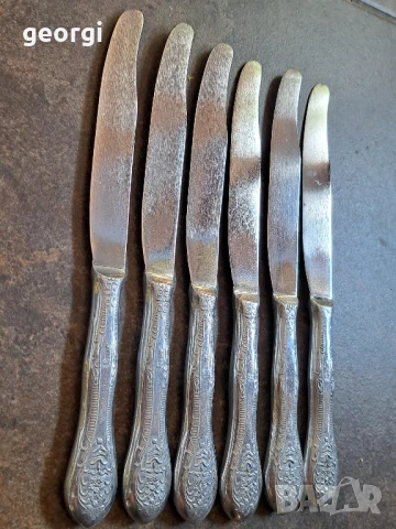 комплект руски ножове за хранене    26/3, снимка 2 - Прибори за хранене, готвене и сервиране - 50809970