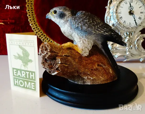 Статуетка,фигура птица Сокол Скитник Earth Home,сертификат. 