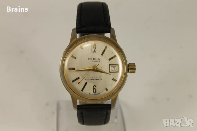1960's CIMIER Automatic cal. 206 17 Jewels Swiss, снимка 2 - Мъжки - 53020465