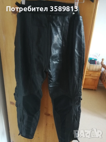 Мотористки панталони - кожа, снимка 2 - Панталони - 51751742