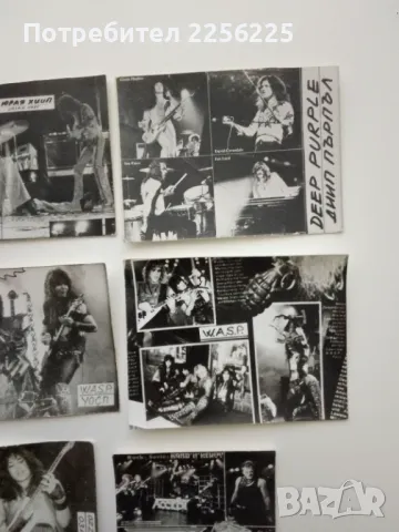 ЛОТ картички на метъл групи (лот 6), снимка 3 - Колекции - 49879951