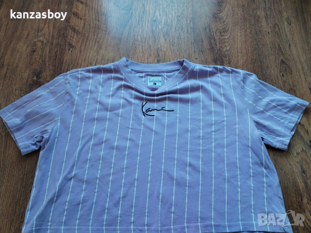 Karl Kani womens crop T-Shirt - страхотна мъжка тениска L КАТО НОВА, снимка 5 - Тениски - 53643462