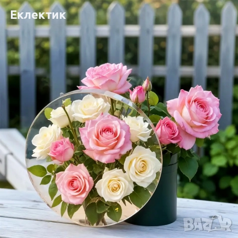 Голям кръгъл силиконов молд/форма, снимка 12 - Други - 52261885