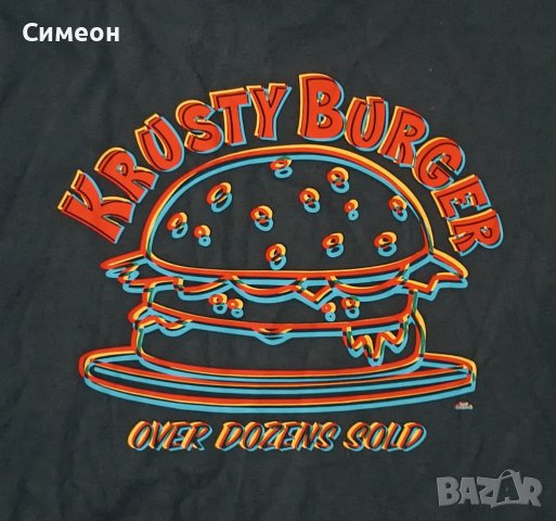 Adidas Originals x The Simpsons Krusty Burger оригинална блуза S, снимка 7 - Спортни дрехи, екипи - 41737782