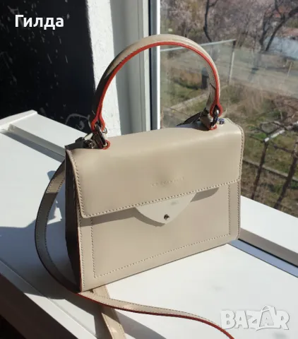 оригинална Coccinelle чанта естествена кожа налична, снимка 2 - Чанти - 49830643