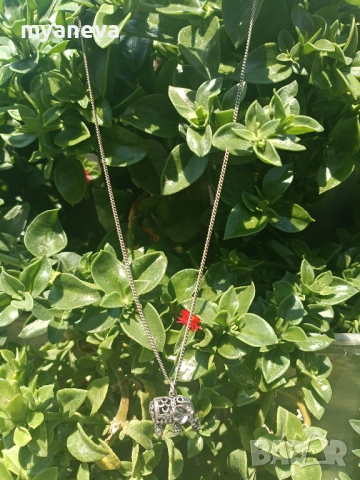 Колие от Индия с висулка слон , символ на късмет и мъдрост. , снимка 2 - Колиета, медальони, синджири - 51667592