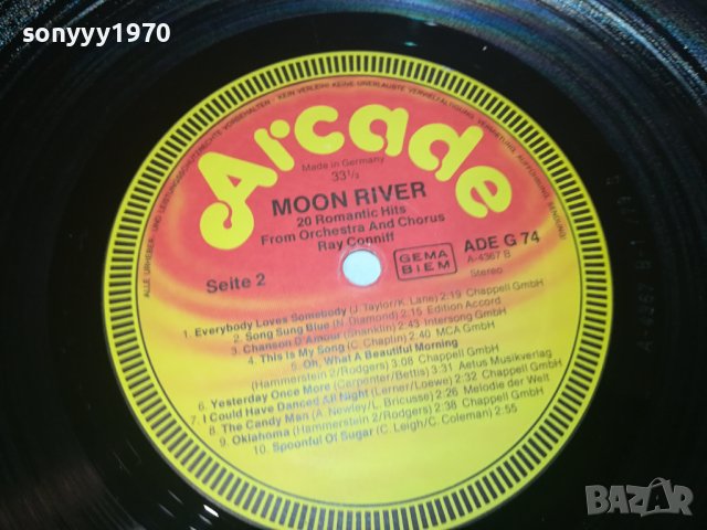 заявена-RAY CONNIFF MOON RIVER-ПЛОЧА 2709231048, снимка 10 - Грамофонни плочи - 42336612
