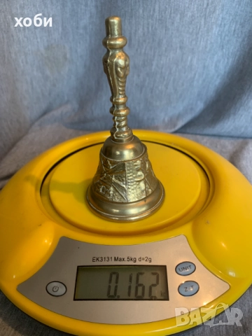 Месингова камбанка  Декорирана, снимка 6 - Антикварни и старинни предмети - 52976306