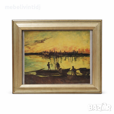 Картина в златиста рамка – пейзаж