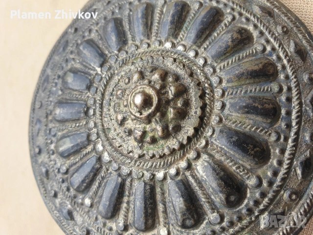 стара българска пафта с прекрасна патина и живамна позлата , снимка 11 - Колекции - 53005478