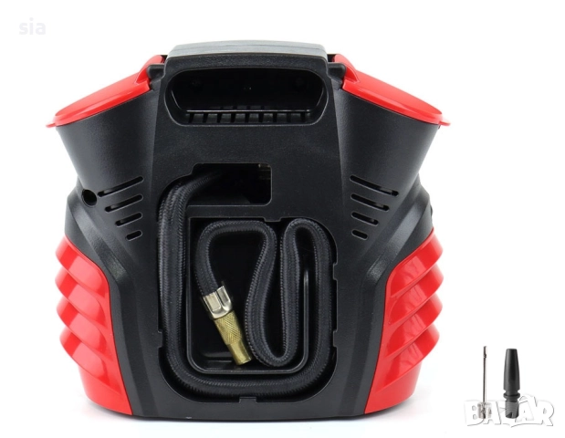 Компресор за автомобил с цифров манометър и LED светлина 12V ACOMP-16, снимка 4 - Аксесоари и консумативи - 52373875