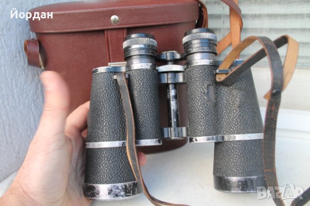 Немски военен бинокъл със скала ''Busch Solluxon'' 6х80, снимка 6 - Антикварни и старинни предмети - 39376628