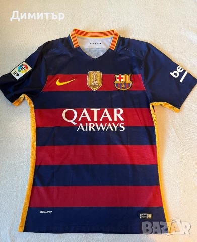 Лимитирана тениска Nike на Христо Стоичков номер 8 Барселона Barcelona, снимка 2 - Футбол - 50968775