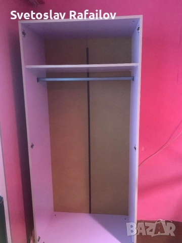 Детско двуетажно легло с бюро и гардероб с двулицев матрак Заедно детска секция с бюро и гардероб 15, снимка 10 - Мебели за детската стая - 52582292