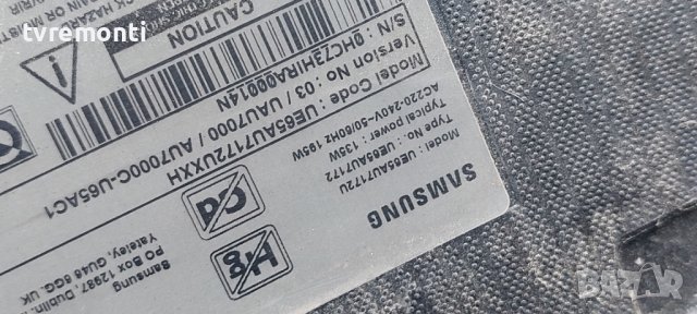 MAIN BOARD ,BN41-02852C-000  BN94-00050Z for SAMSUNG UE65AU7172U 65inc, снимка 8 - Части и Платки - 42028988